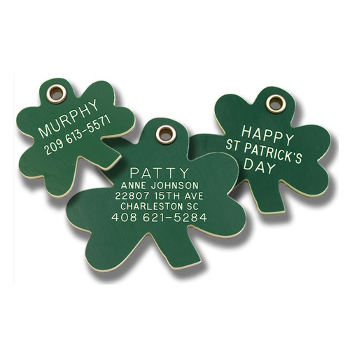 Shamrock Tag, - Lucky Pet